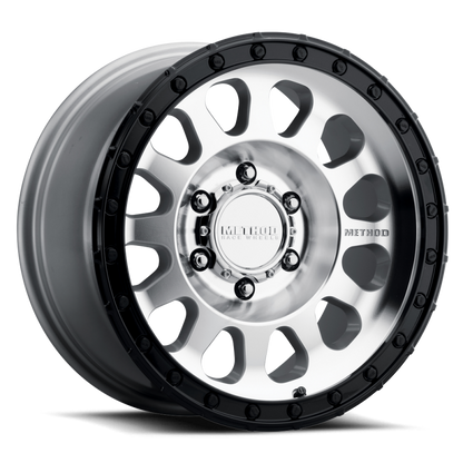 Method MR315 17x9 -12mm Offset 6x5.5 106.25mm CB Machined Wheel - Gloss Black Lip