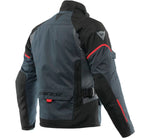 Dainese Tempest 3 D Dry Jacket Ebony/Black/Lava Red Size - 60