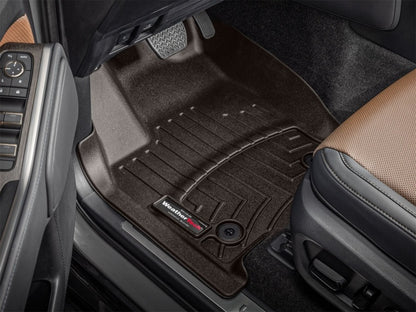 WeatherTech 24-26 Toyota Land Cruiser/Lexus GX Front FloorLiner - Cocoa