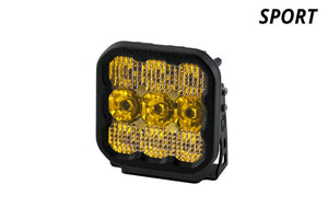 Diode Dynamics SS5 LED Pod Sport - Yellow Spot (Single)