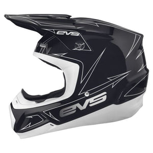 EVS T5 Pinner Helmet Matte Black/White - XS