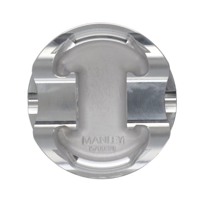 Manley 2018+ Ford Coyote 5.0L DOHC +1cc Dish 3.700in Bore 11:1 CR Platinum Extreme Duty Piston Set