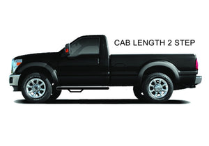 N-Fab Nerf Step 07-13 Chevy-GMC 2500/3500 07-10 1500 Regular Cab - Tex. Black - Cab Length - 3in