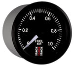 Autometer Stack 52mm 0-1 Bar M10 Male Pro Stepper Motor Fuel Pressure Gauge - Black