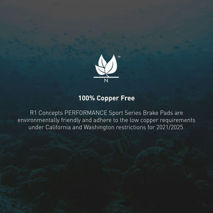 R1 94-04 Ford Mustang Rear Performance Sport Brake Pads