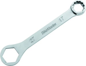 BikeMaster Rider Wrench - 27mm 6-pt x 17mm 12-pt