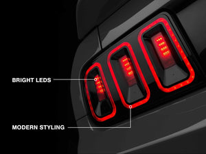 Raxiom 05-09 Ford Mustang Gen5 Tail Lights- Black Housing (Smoked Lens)