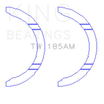 King Engine Bearings Toyota 1ZZ-FE Thrust Washer Set
