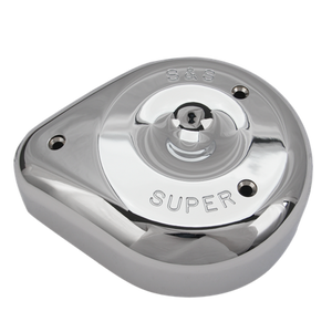 S&S Cycle Teardrop Chrome Air Cleaner Cover For S&S Super E/G Carbs