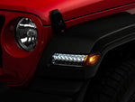 Raxiom 18-23 Jeep Wrangler JL Sport Axial Series Sequential LED Parking/Turn Signal Lights- Chrome