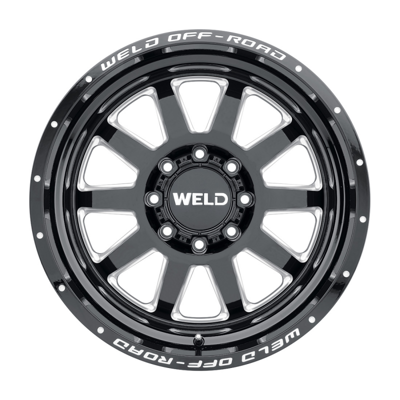 Weld Off-Road 18x9 Stealth 8x170 ET00 BS 5.01 Gloss BLK MIL 125.1