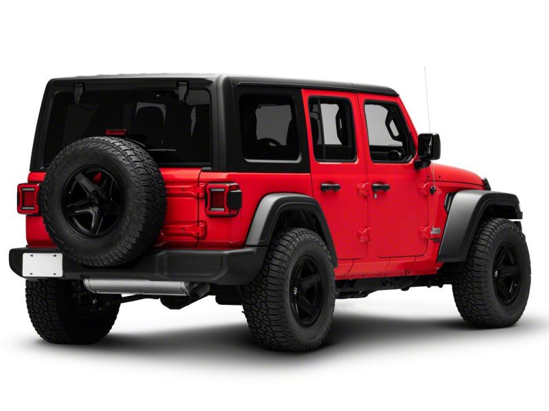 Raxiom 18-23 Jeep Wrangler JL Horizon LED Tail Lights- BlkHousing- Red Lens