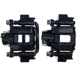 Power Stop 10-23 Lexus GX460 Rear Black Caliper - Pair w/Bracket