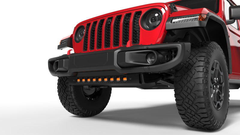 ORACLE Lighting 18-22 Jeep Wrangler JL Skid Plate w/ Integr LED Emitters - Amber