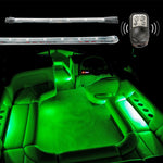 XK Glow Flex Strips2 Million Color XKGLOW LED Accent Light Marine/Boat Kit 4x 36In Strips + 4x10In