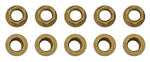 Moroso 1/4in-28 Zinc Flange Nut w/ Washer Face  - 10 Pack