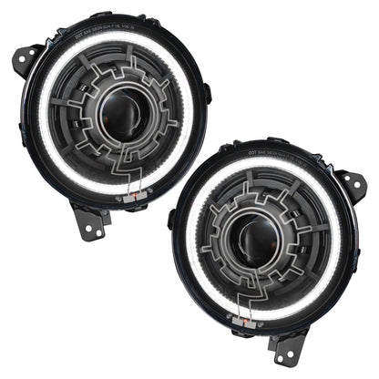 Oracle Lighting 18-22 Jeep Wrangler JL Oculus Bi-LED Projector Headlights