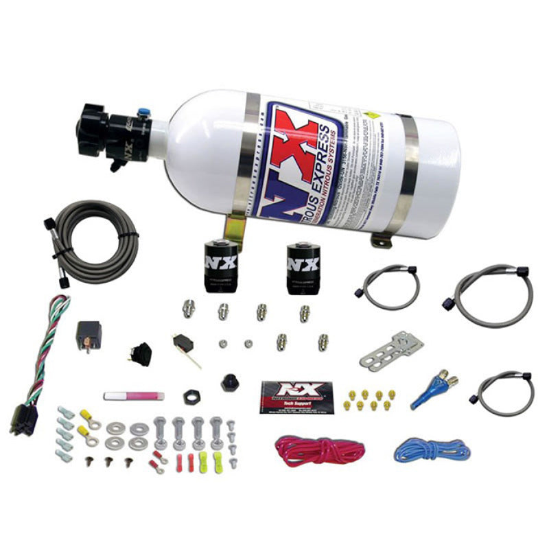 Nitrous Express Shark SHO 400 HP Single Nozzle Nitrous Kit w/10lb Bottle