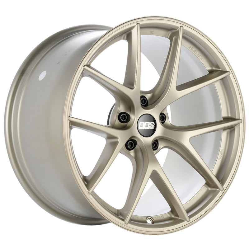 BBS Unlimited CI-R 19x9.5 ET29 (Face 3) Satin White-Gold Wheel