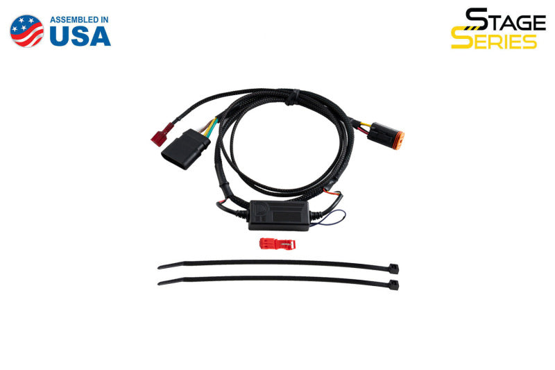 Diode Dynamics Stage Series C1R/C2R 4-pin Single-Output Trailer Wiring Harness