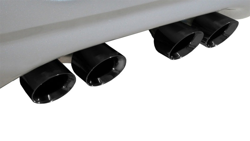 Corsa 97-04 Chevrolet Corvette (C5) 2.5in Sport Cat-Back Exhaust - 4in Black Twin Tips