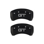 MGP Rear set 2 Caliper Covers Engraved Rear GT Red finish silver ch