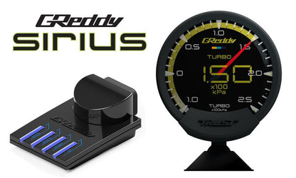 GReddy Sirius Unify Oil Pressure Gauge Set (Sirius Meter w/Oil Press Sensor Set & Vision Disp)