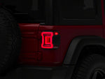 Raxiom 18-23 Jeep Wrangler JL Horizon LED Tail Lights- BlkHousing- Red Lens