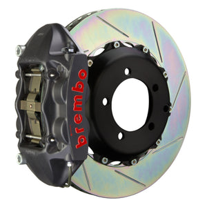 Brembo 06-09 Honda S2000 Rear GTS BBK 4 Piston Cast 328x28 2pc Rotor Slotted Type-1-Black HA