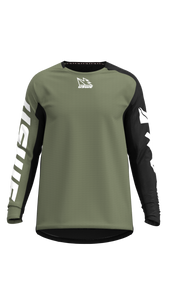 USWE Kalk Off-Road Jersey Olive Green - XS