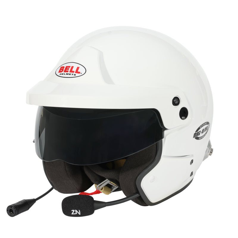 Bell Helmet Mag-10 Rally Sport White (Hans) Med(58-59) Fia8859-2024