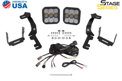 Diode Dynamics Stage Series Ditch Light Kit for 2019-Present Ram SS5 - Yellow Pro Combo
