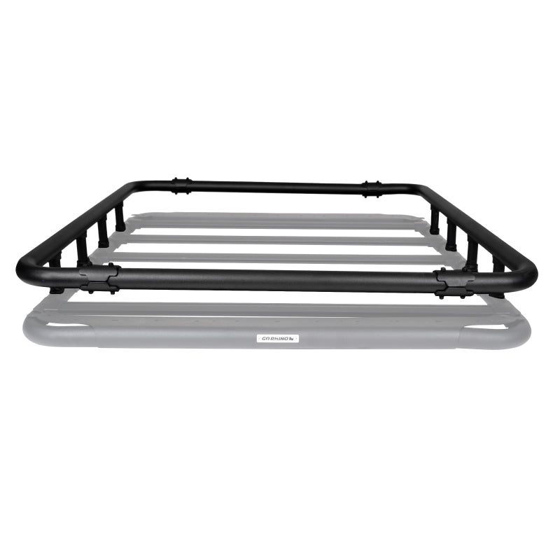 Go Rhino SRM500 Quad Rail Kit (For 55in. Long Rack) - Tex. Blk (Rails ONLY - Req. Platform)