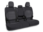 PRP 2020+ Jeep Gladiator JT Rear Bench Cover with Leather Interior - Black/Grey