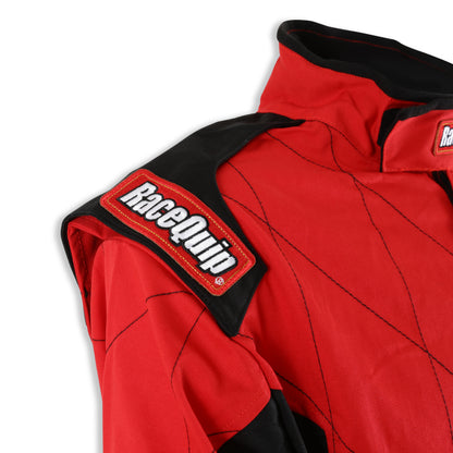 RaceQuip Red Chevron-1 Suit - SFI-1 Large