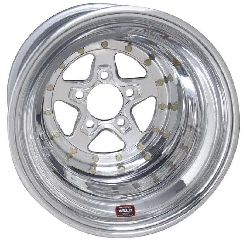 Weld Alumastar 2.0 15x8 / 5x4.75 BP / 4in. BS Polished Wheel - Non-Beadlock