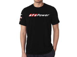 aFe POWER Short Sleeve Motorsport T-Shirt Black L