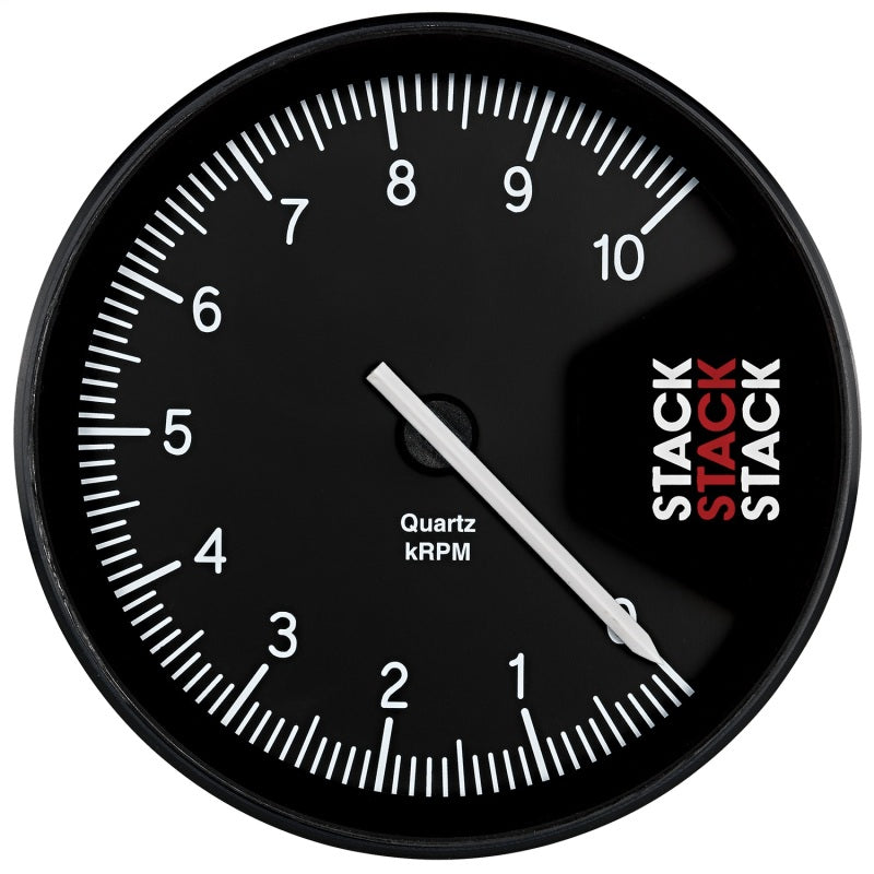 Autometer Stack Professional Action Replay 125mm 0-10K RPM Tachometer - Black