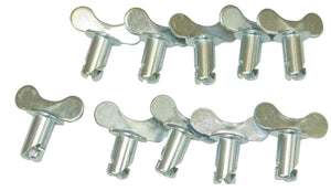 Moroso Quick Fastener - Butterfly Head - 5/16in x .500in - Steel - 10 Pack