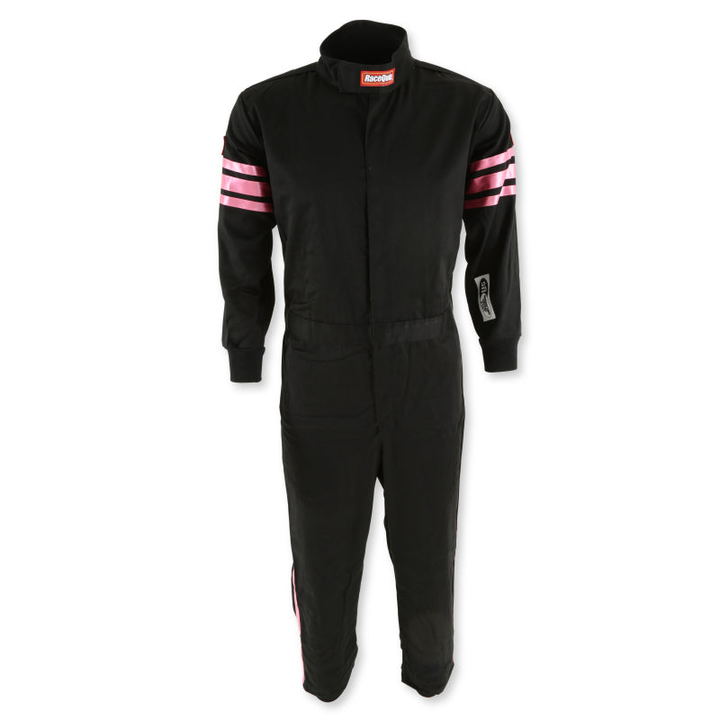 RaceQuip Pink Trim SFI-1 JR. Suit - Kids Small