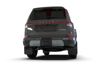 Rally Armor 24-26 Lexus GX-550 Overtrail Black UR Mud Flap Metallic Black Logo