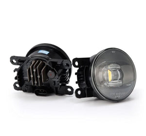 AlphaRex Universal Acura/Ford/Honda/Subaru/Nissan DoubleTap Dual Color LED Proj Fog Lights - Wt/Ambr