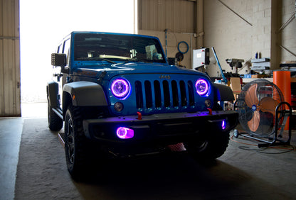 Oracle 07-16 Jeep Wrangler JK SMD HL - ColorSHIFT w/ BC1 Controller