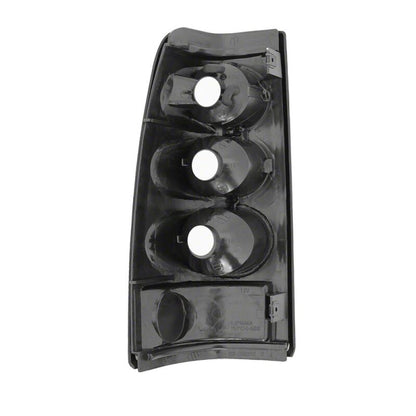 Raxiom 99-02 Chevrolet Silverado 1500 Fleetside Axial Series Tail Lights- Black- Smoked Lens