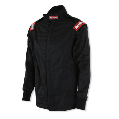 RaceQuip Black Chevron-5 Jacket SFI-5 - Small