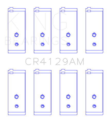 King Engine Bearings Toyota 18R/21R (Size Standard) Connecting Rod Bearing Set