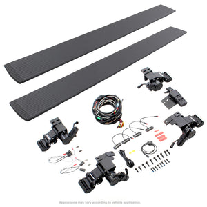 RealTruck 07-13 Chevrolet Silverado 1500 EC 4dr VoltStep Electric Running Board Kit - Tex. Blk