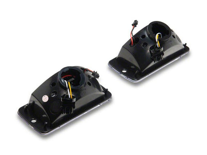 Raxiom 97-06 Jeep Wrangler TJ Axial Series LED Sequential Cornering Lights- Clear