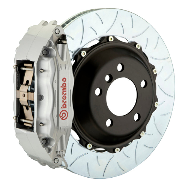 Brembo 12-14 CLS350 Front GT BBK 6 Piston Cast 355x32 2pc Rotor Slotted Type-3-Silver