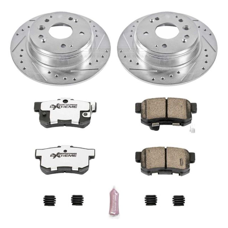 Power Stop 04-08 Acura TL Rear Z26 Street Warrior Brake Kit